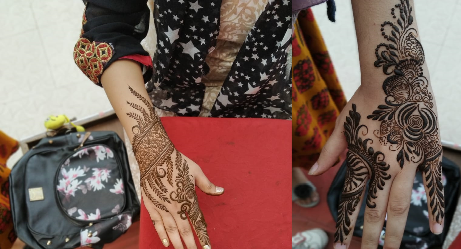 Latest Easy Simple Back Hand Mehandi Design/Bharwa Mehndi Design - YouTube